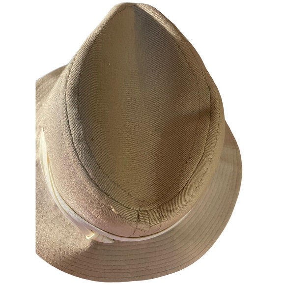 VTG United Hatters Cap and Millinery Tan Fedora hat size M - Picture 4 of 6